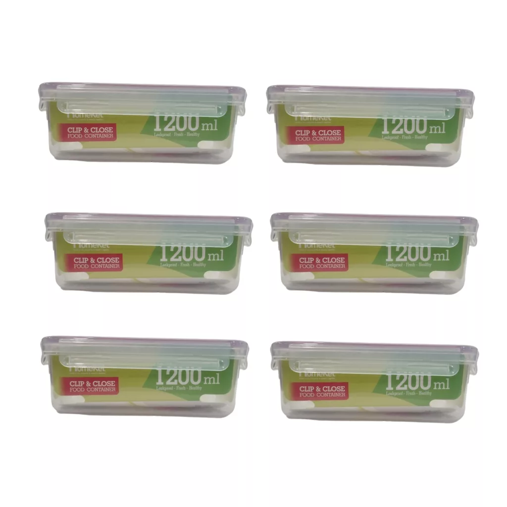 ظرف نگهدارنده هوم کت مدل 1200 مجموعه 6 عددی