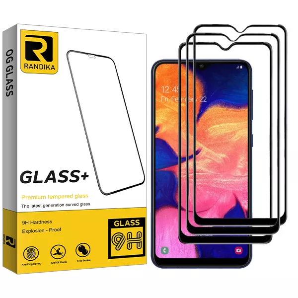 محافظ صفحه نمایش سرامیکی راندیکا مدل GLD مناسب برای گوشی موبایل سامسونگ Galaxy A30 بسته سه عددی