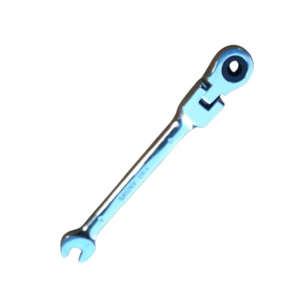 آچار یکسر تخت یکسر جغجغه ای مدل مفصلی سایز 6 میلی متر