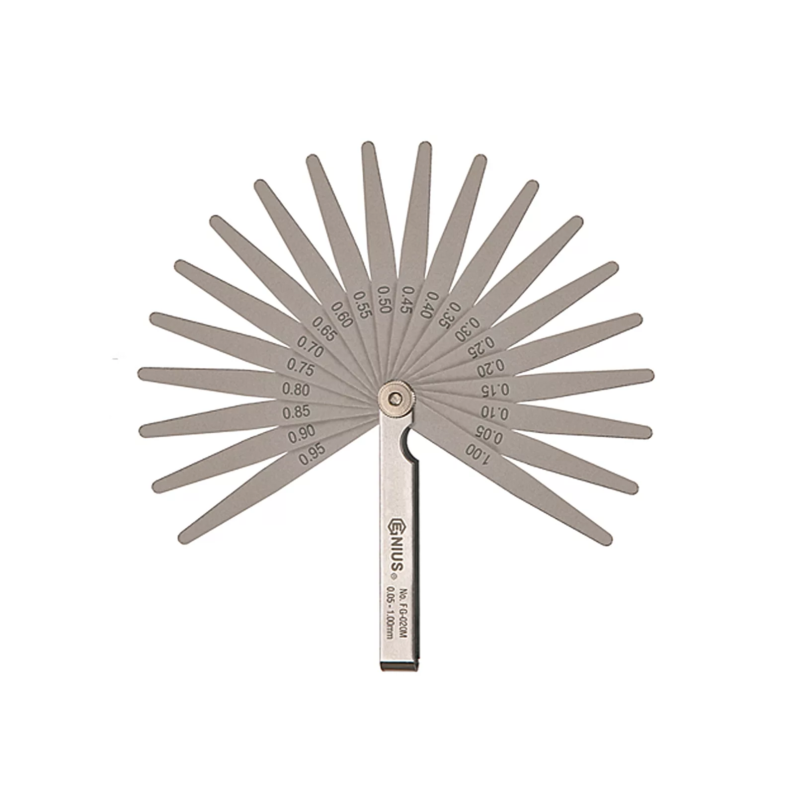 مجموعه 20 عددی آچار فیلر جنیوس تولز کد FG0200M