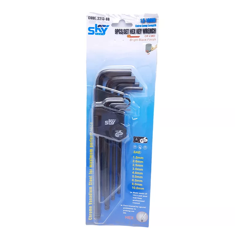 آچار آلن اس کای مدل 2213BB مجموعه 9 عددی