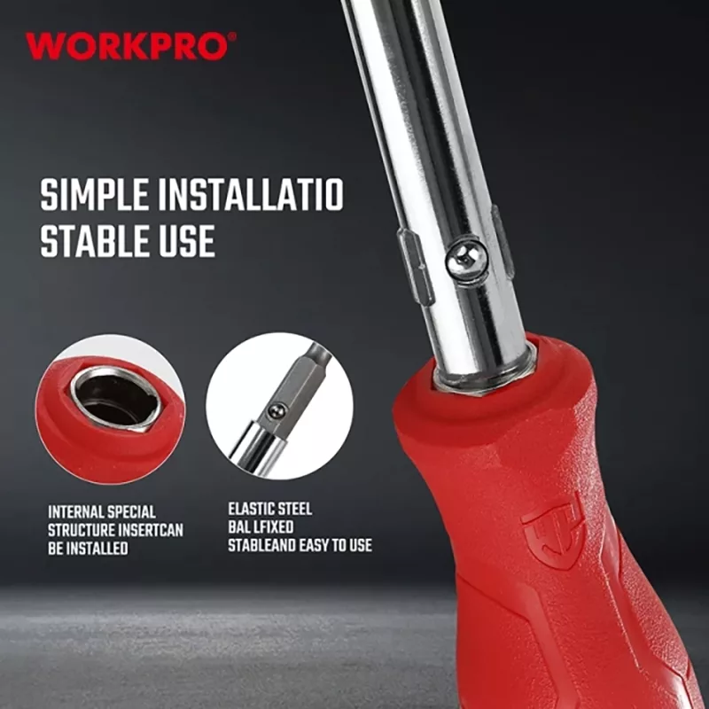 پیچ گوشتی دوسر ورک پرو مدل WP221066-6-IN-1