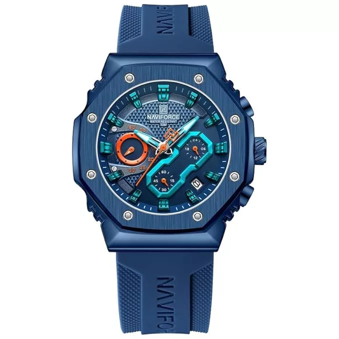 ساعت مچی عقربه‌ای مردانه کوارتز نیوی فورس مدل 8035