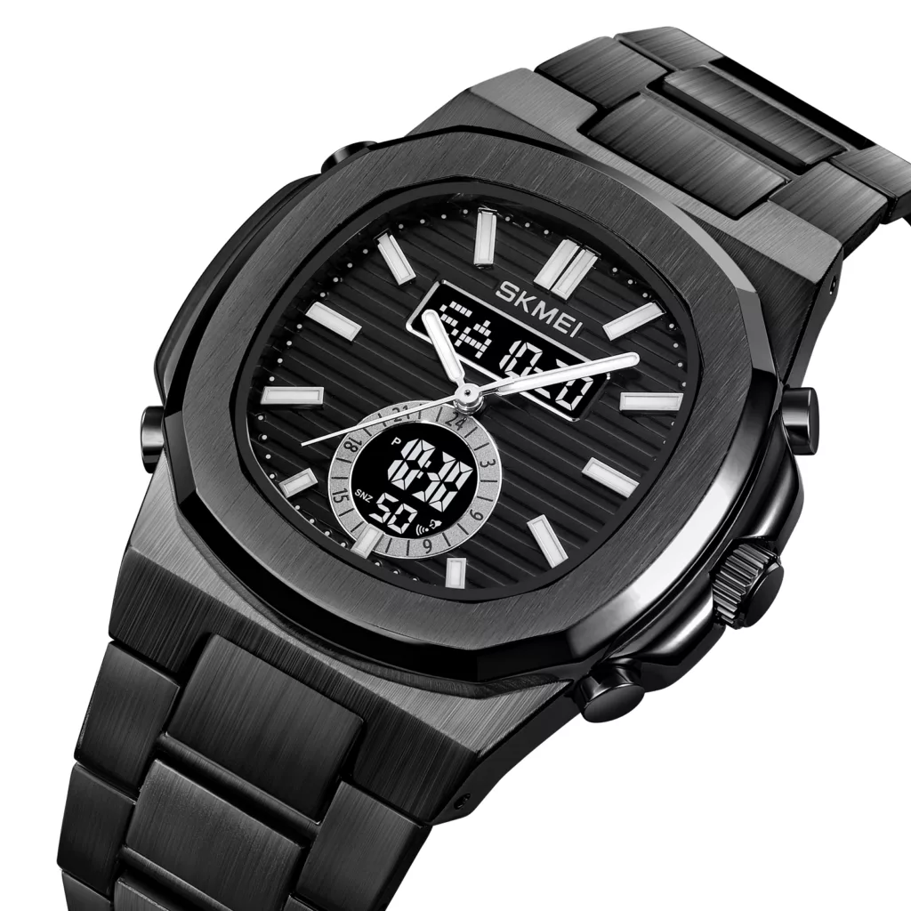 ساعت مچی عقربه‌ای کوارتز مردانه اسکمی مدل 2279-blk-1