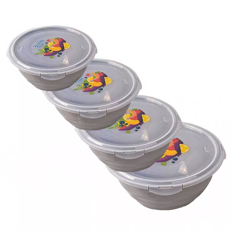 ظرف نگهدارنده مدل دایره مجموعه 4 عددی