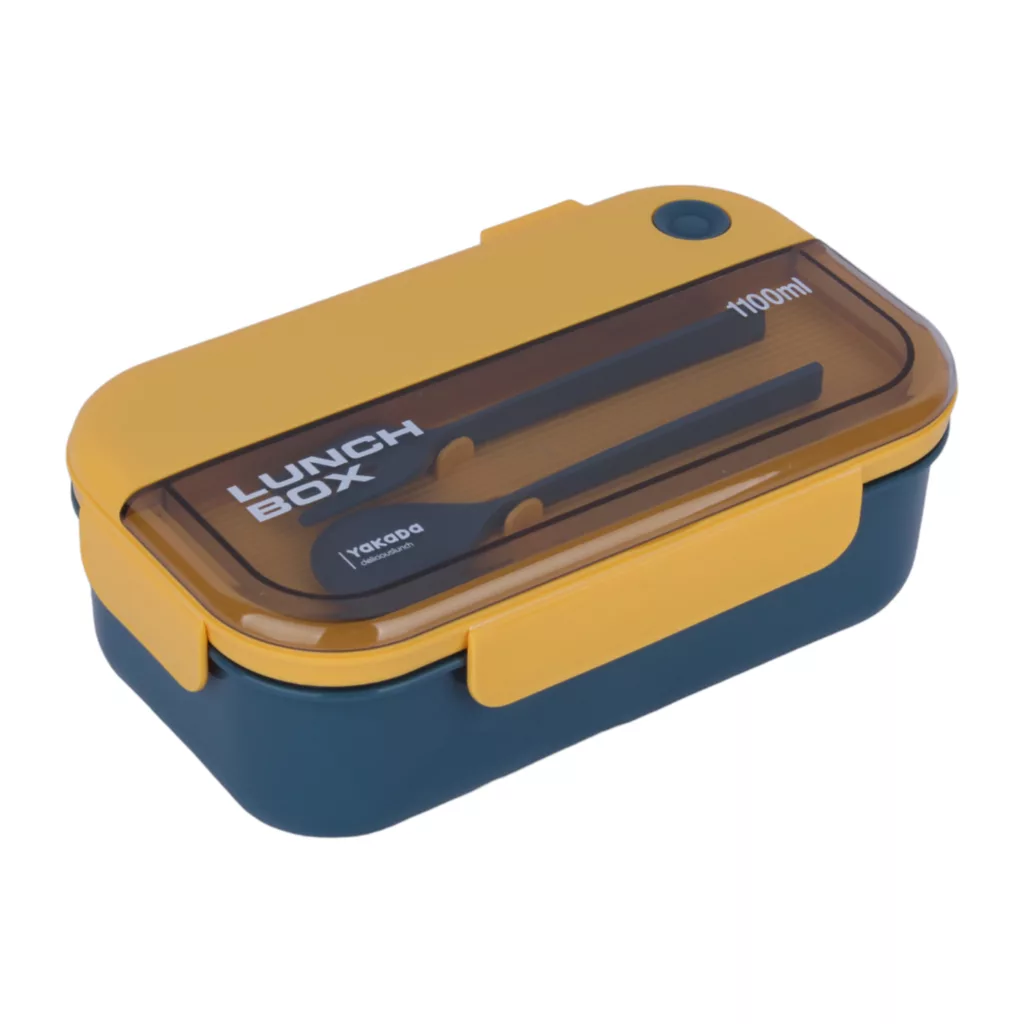 ظرف غذا مدل 1100 به همراه قاشق و چنگال