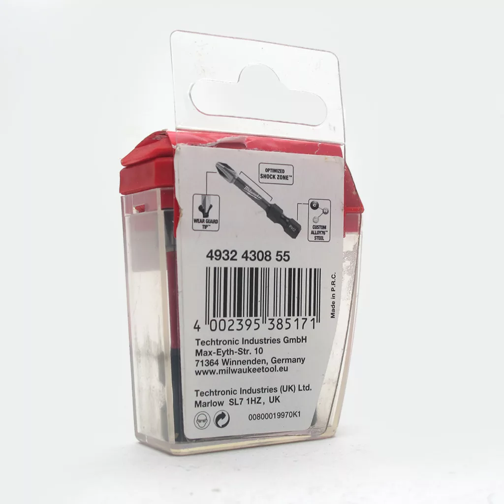 سری دریل شارژی چهارسو میلواکی مدل PH2 بسته 10 عددی