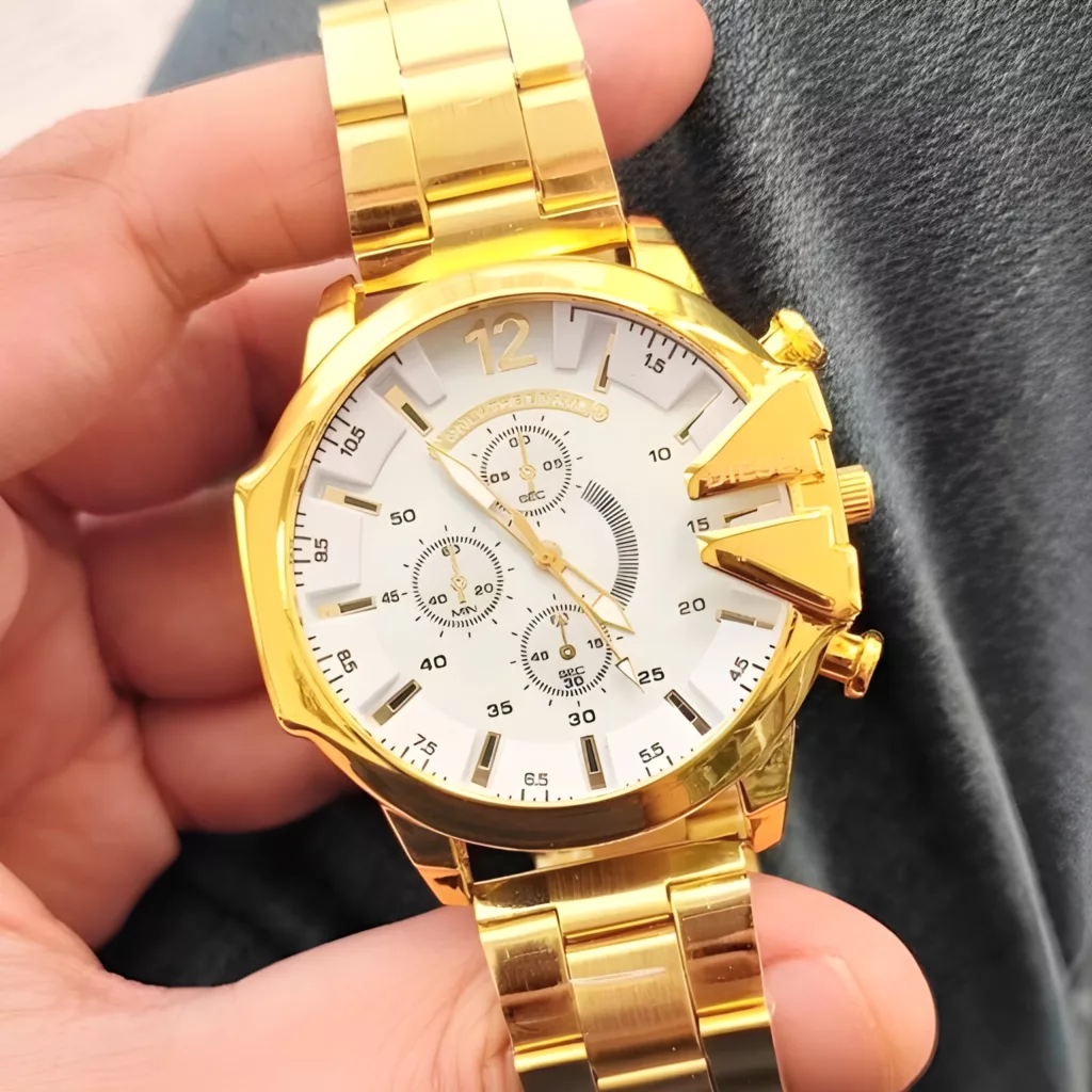 ساعت مچی عقربه‌ای مردانه مدل شاخدار تک موتوره کد DZ3