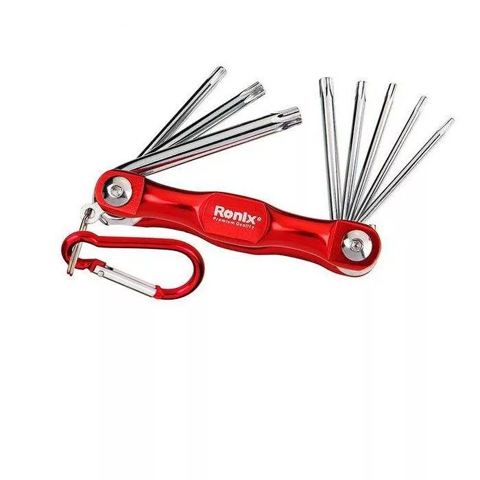 مجموعه 8 عددی آچار ستاره ای رونیکس مدل NIX-2041