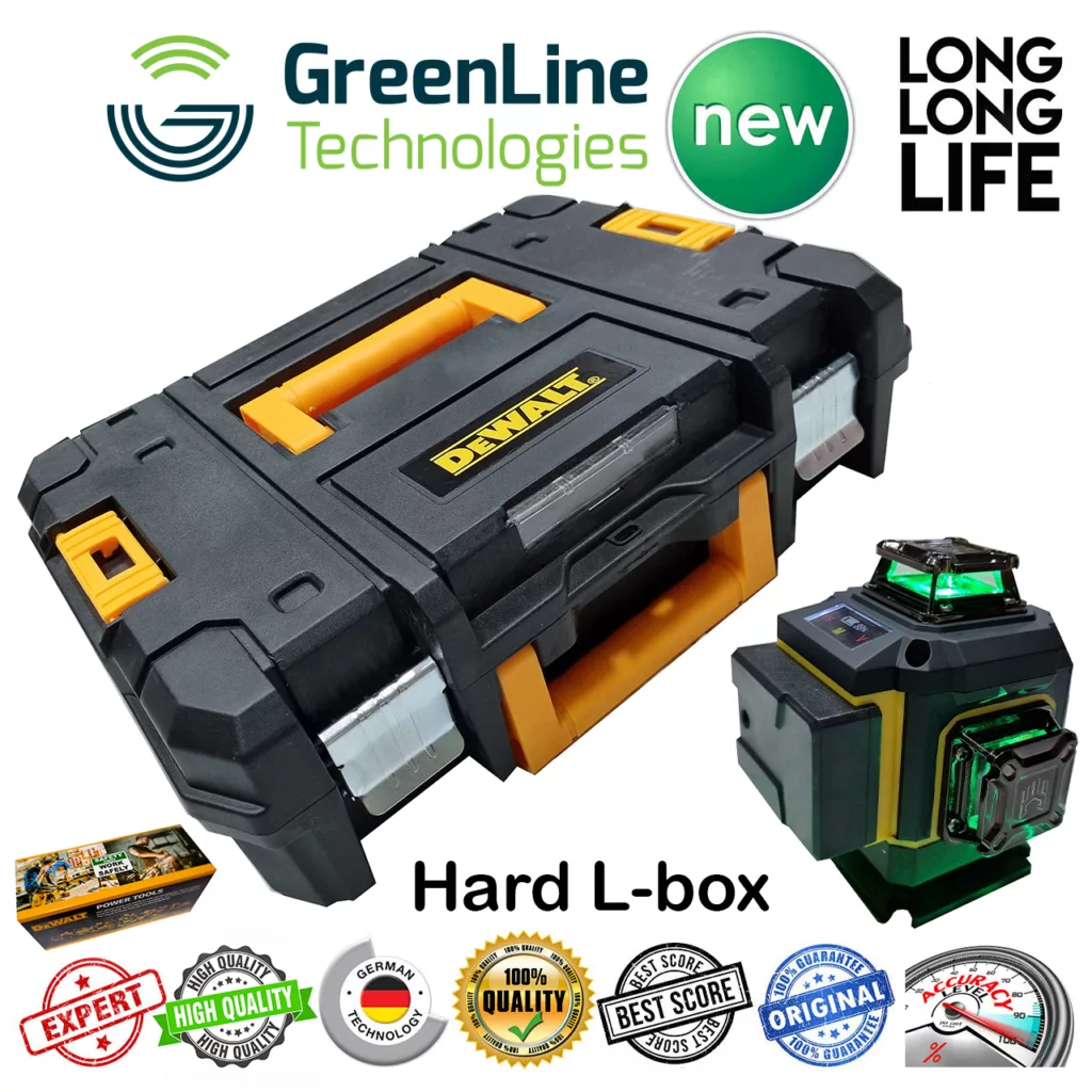 تراز لیزری مدل ترکیبی نور سبز کد 16Lines-BOX -360 سری فوق هوشمند