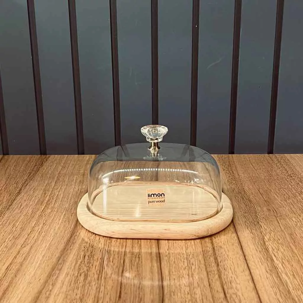 ظرف کره لیمون مدل پایه چوبی کد DH4902