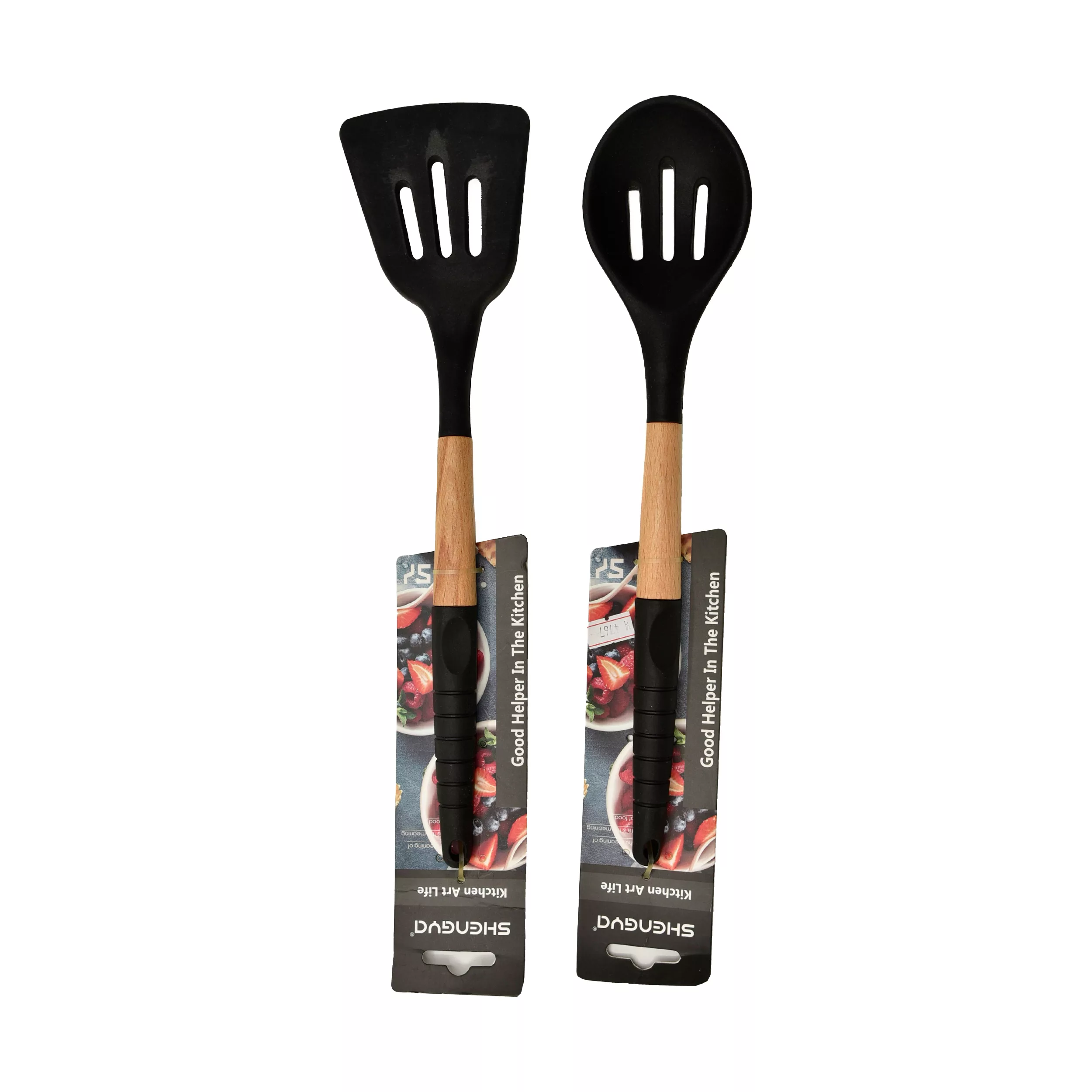 کفگیر قاشق شنگیا مدل BL بسته 2 عددی