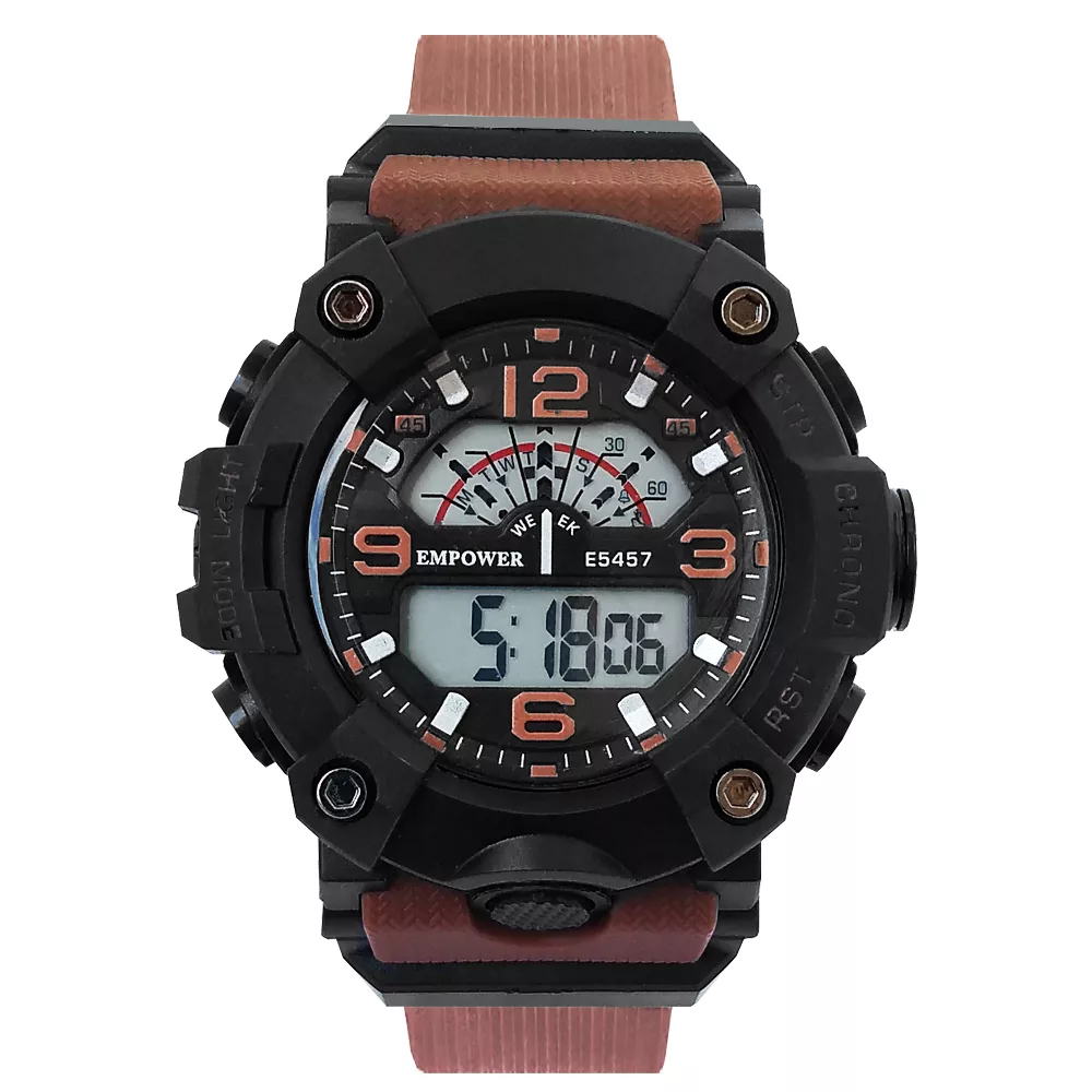 ساعت مچی دیجیتال مردانه امپاور مدل اسپرت ورزشی چراغدار ضدآب کد 78