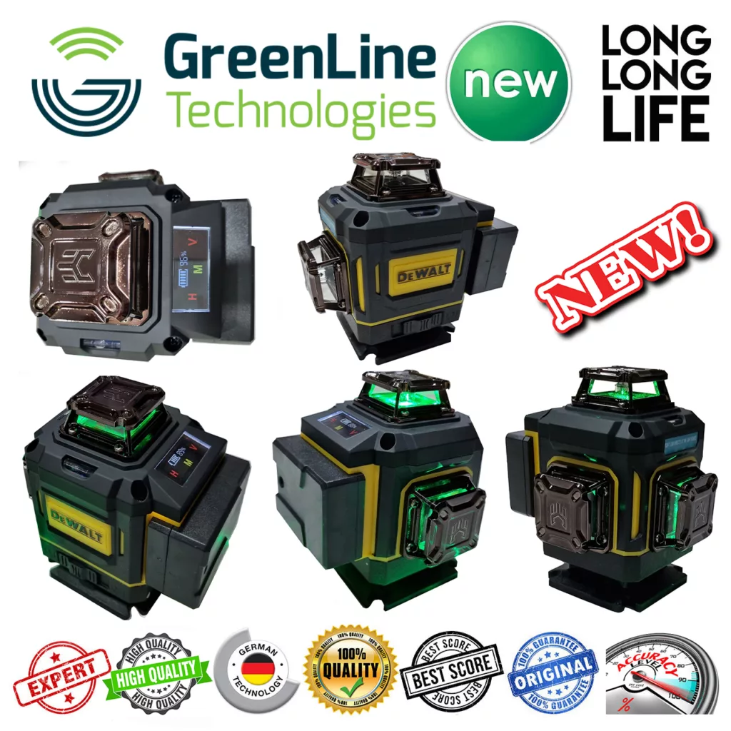 تراز لیزری مدل ترکیبی نور سبز کد 16Lines-BOX -360 سری فوق هوشمند