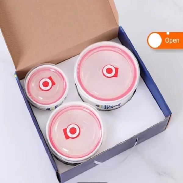 ظرف نگهدارنده مدل ماهی مجموعه 3 عددی