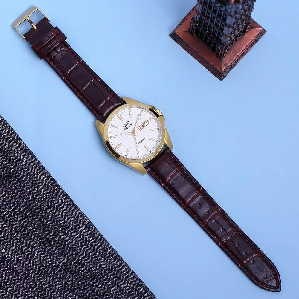 ساعت مچی عقربه‌ای مردانه کیو اند کیو مدل s284j101y