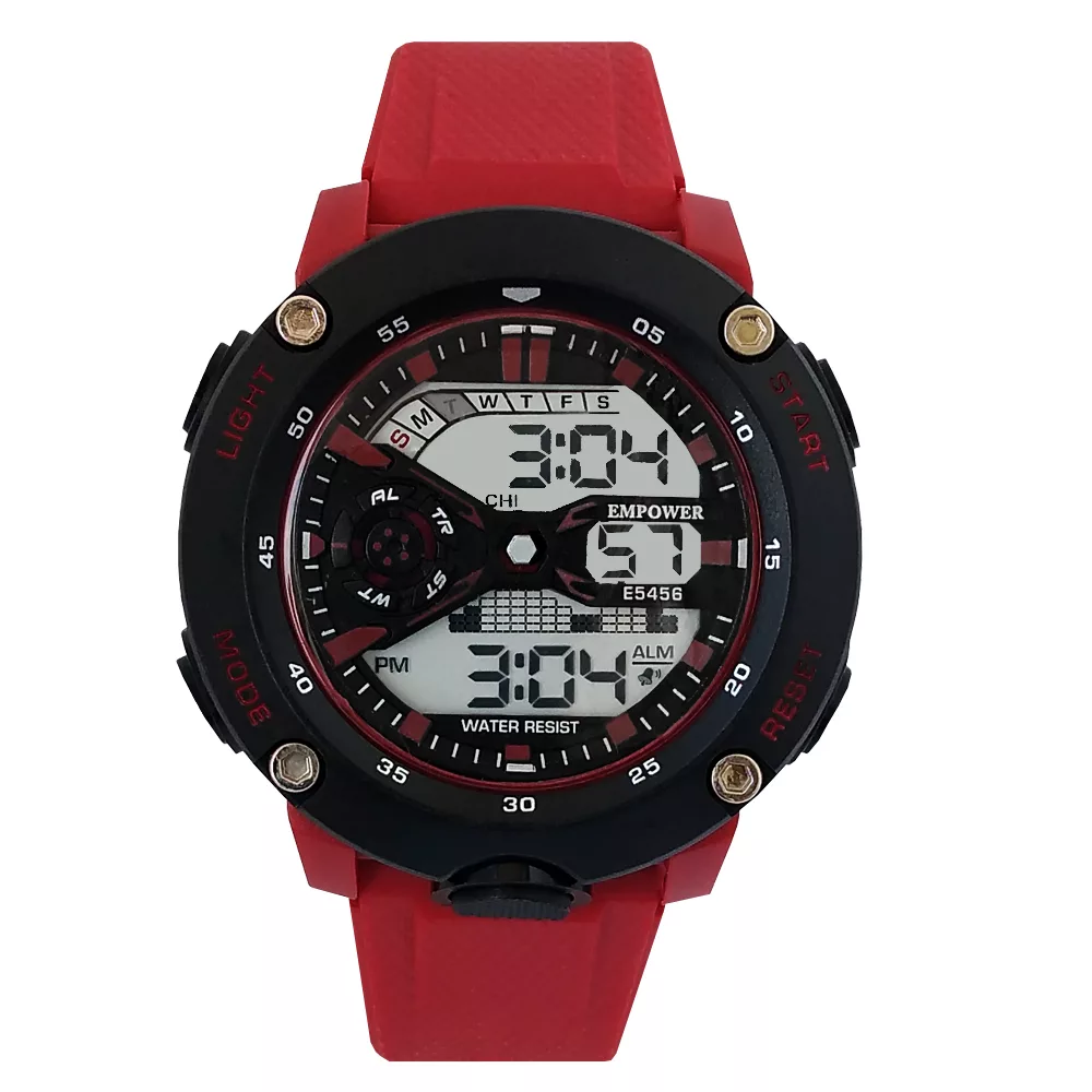 ساعت مچی دیجیتال مردانه امپاور مدل ورزشی اسپرت ضدآب SPORT چراغدار استخری کد 333