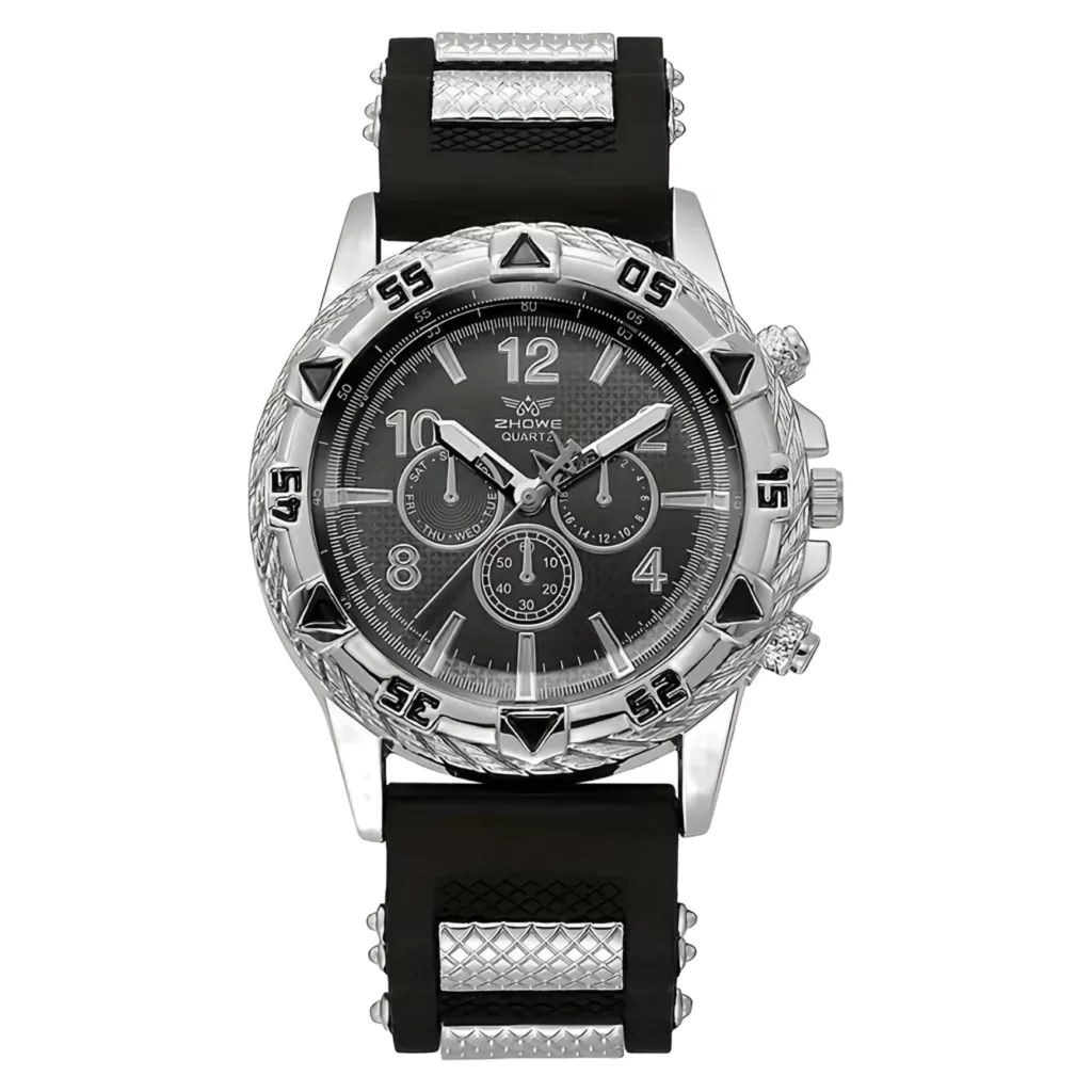 ساعت مچی عقربه‌ای مردانه ژوی مدل تک موتوره بند پیو کد 3