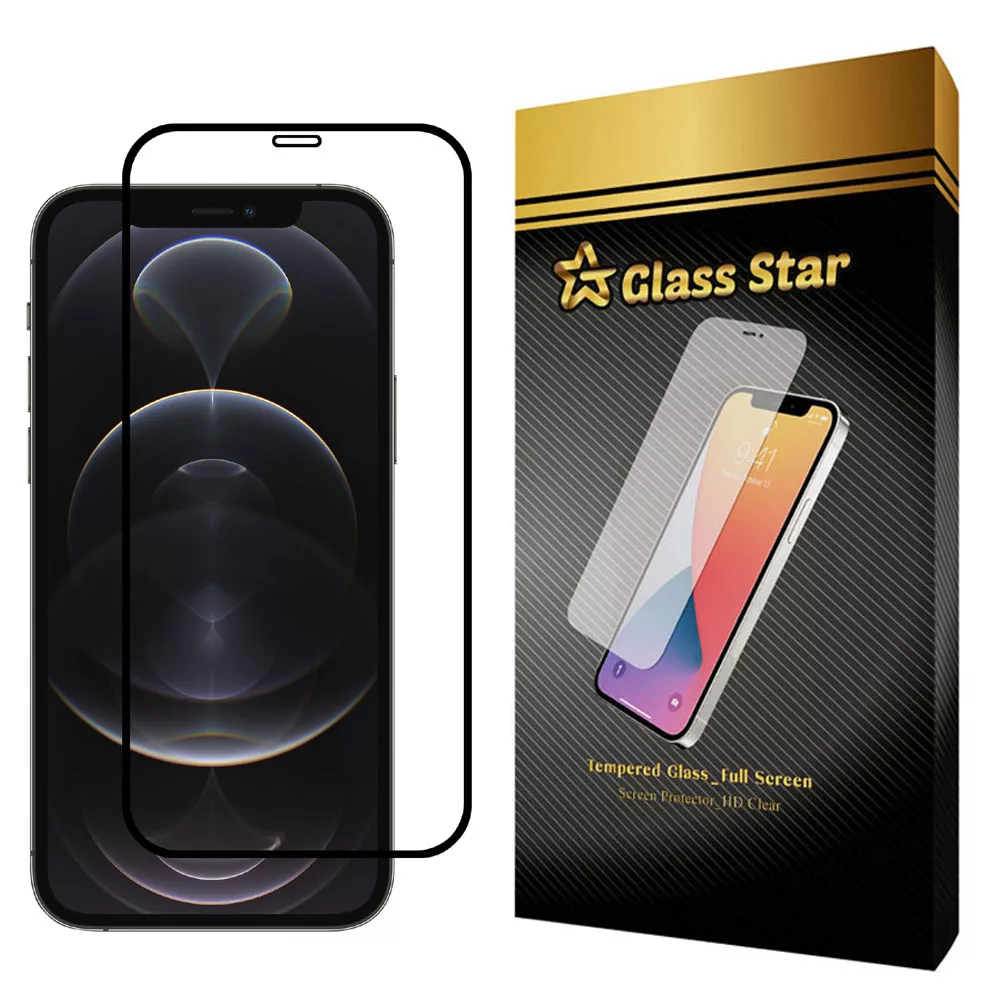 محافظ صفحه نمایش گلس استار مدل FUL مناسب برای گوشی موبایل اپل iPhone 12 mini