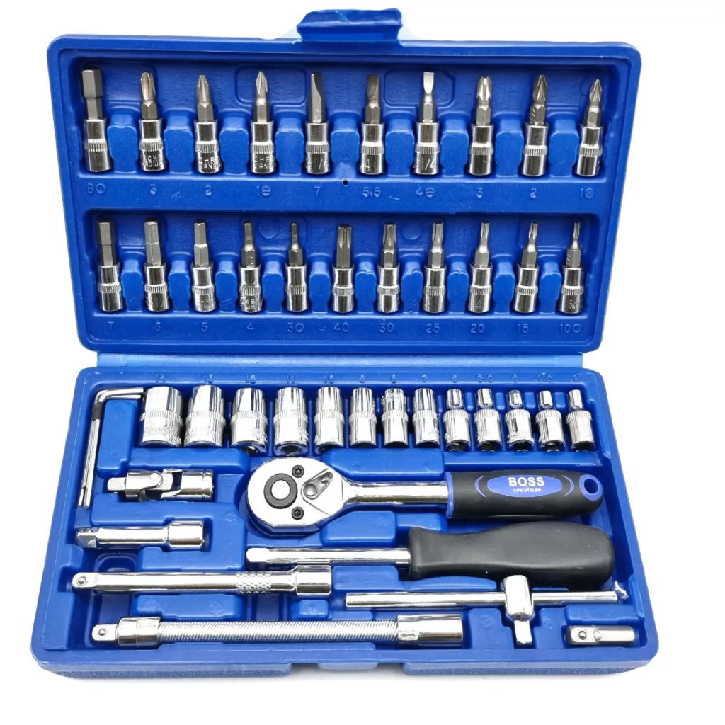 مجموعه 46 عددی آچار بکس باس مدل LIFE_STYLE