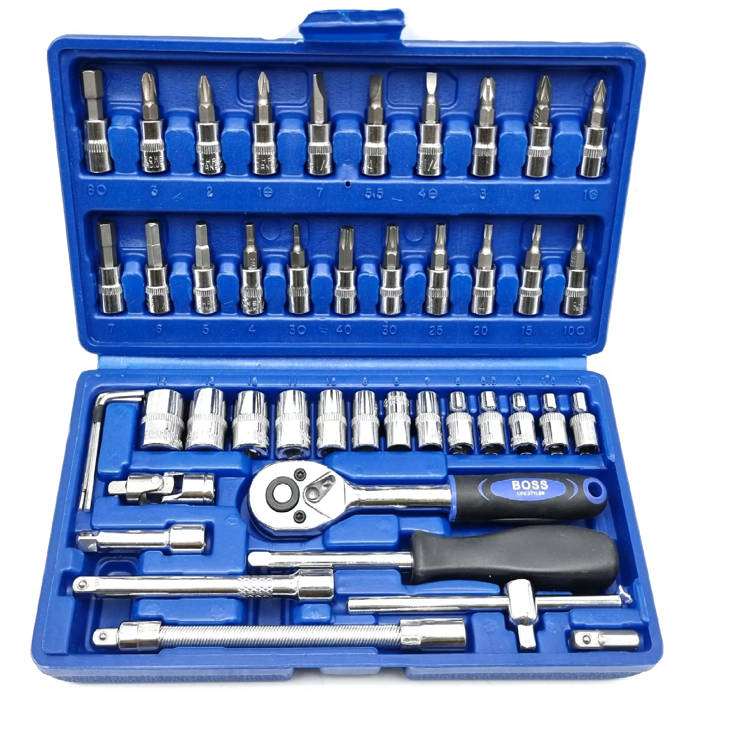 مجموعه 46 عددی آچار بکس باس مدل LIFE_STYLE