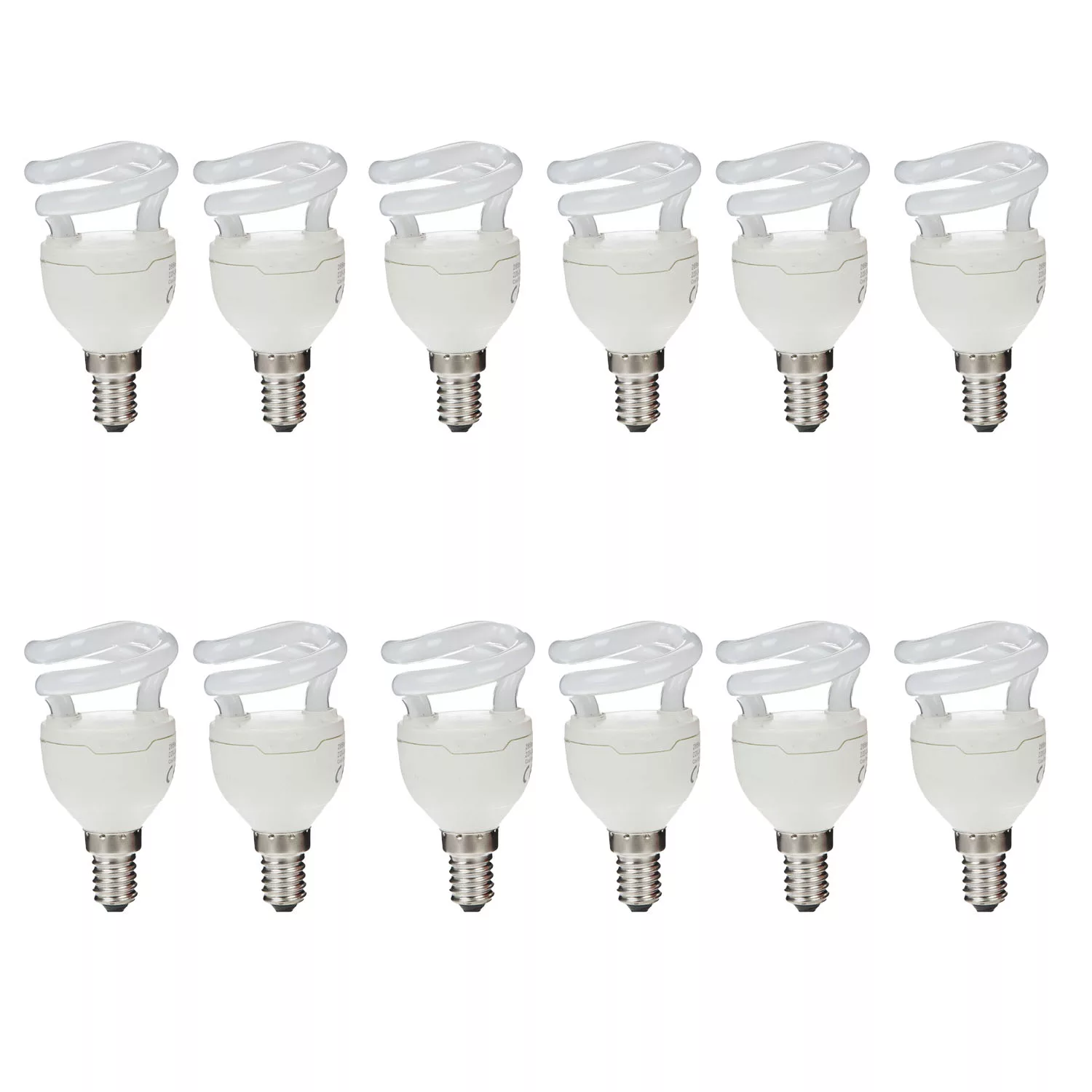 لامپ کم مصرف 5 وات مدل پیچ پایه E14 بسته 12 عددی لامپ کم مصرف 5 وات مدل پیچ پایه E14 بسته 12 عددی