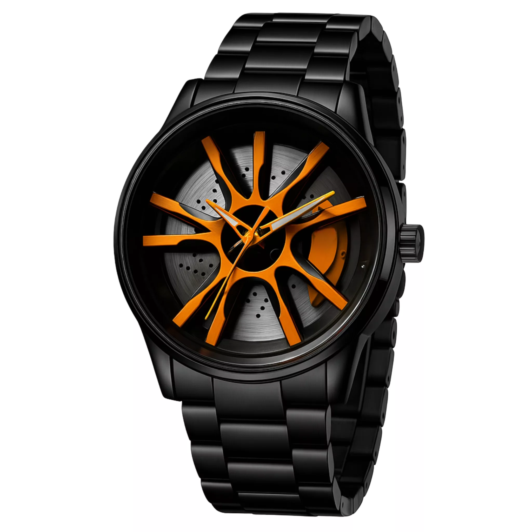 ساعت مچی عقربه‌ای کوارتز مردانه مدل اسپرت صفحه رینگ چرخان کد P1