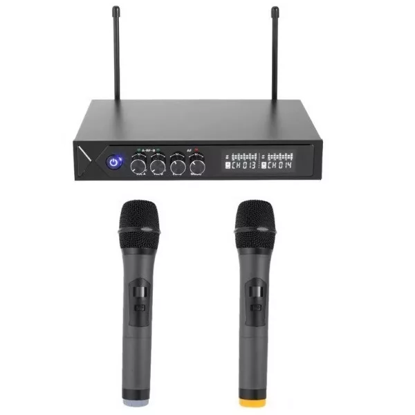 میکروفن بی سیم مدل ROXTAK S9 مجموعه سه عددی