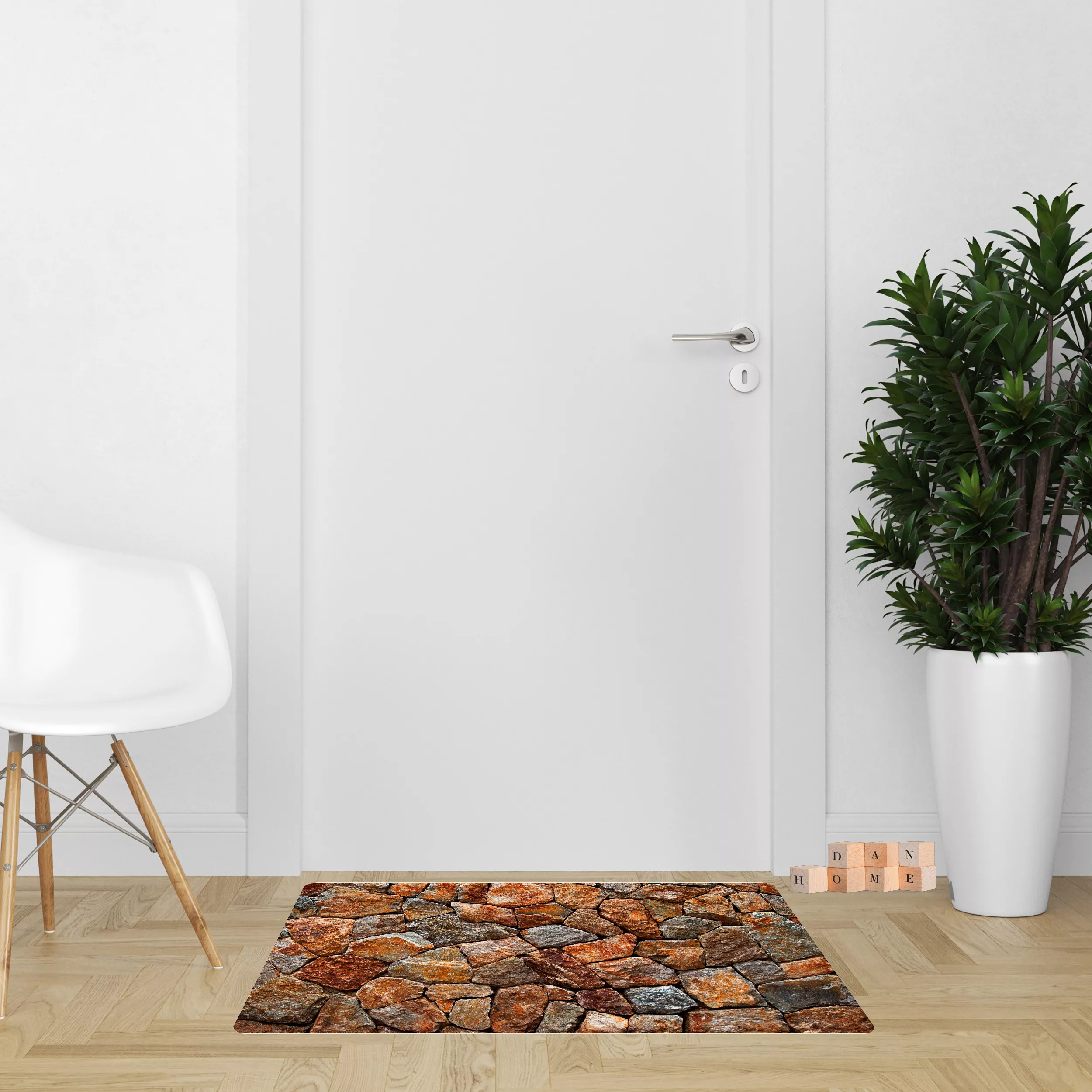 پادری مدل ورودی رویه مخمل کد S403 سایز 75x45 سانتی متر