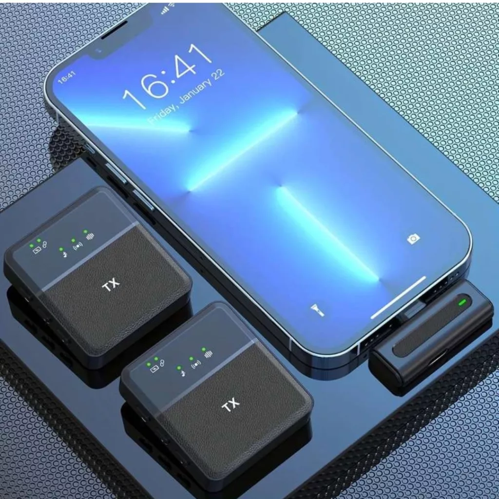 میکروفن یقه ای بی سیم مدل answer SX8 lightning