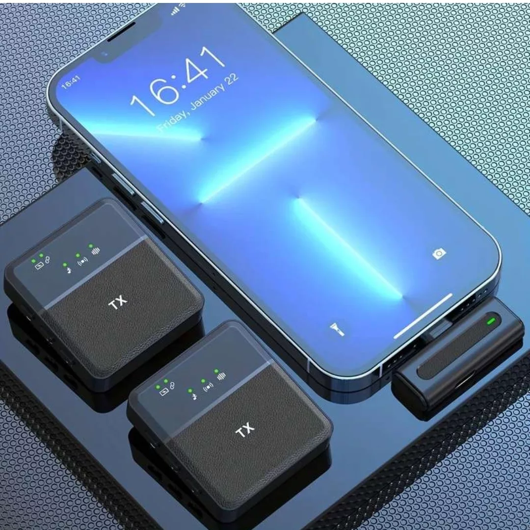 میکروفن یقه ای بی سیم مدل answer SX8 lightning