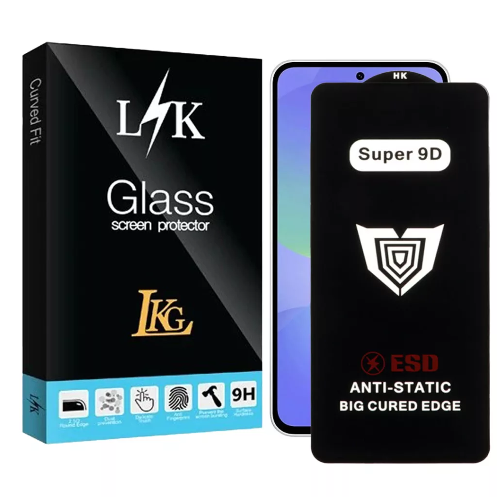 محافظ صفحه نمایش ال کا جی مدل Super 9D مناسب برای گوشی موبایل سامسونگ Galaxy A36 5G