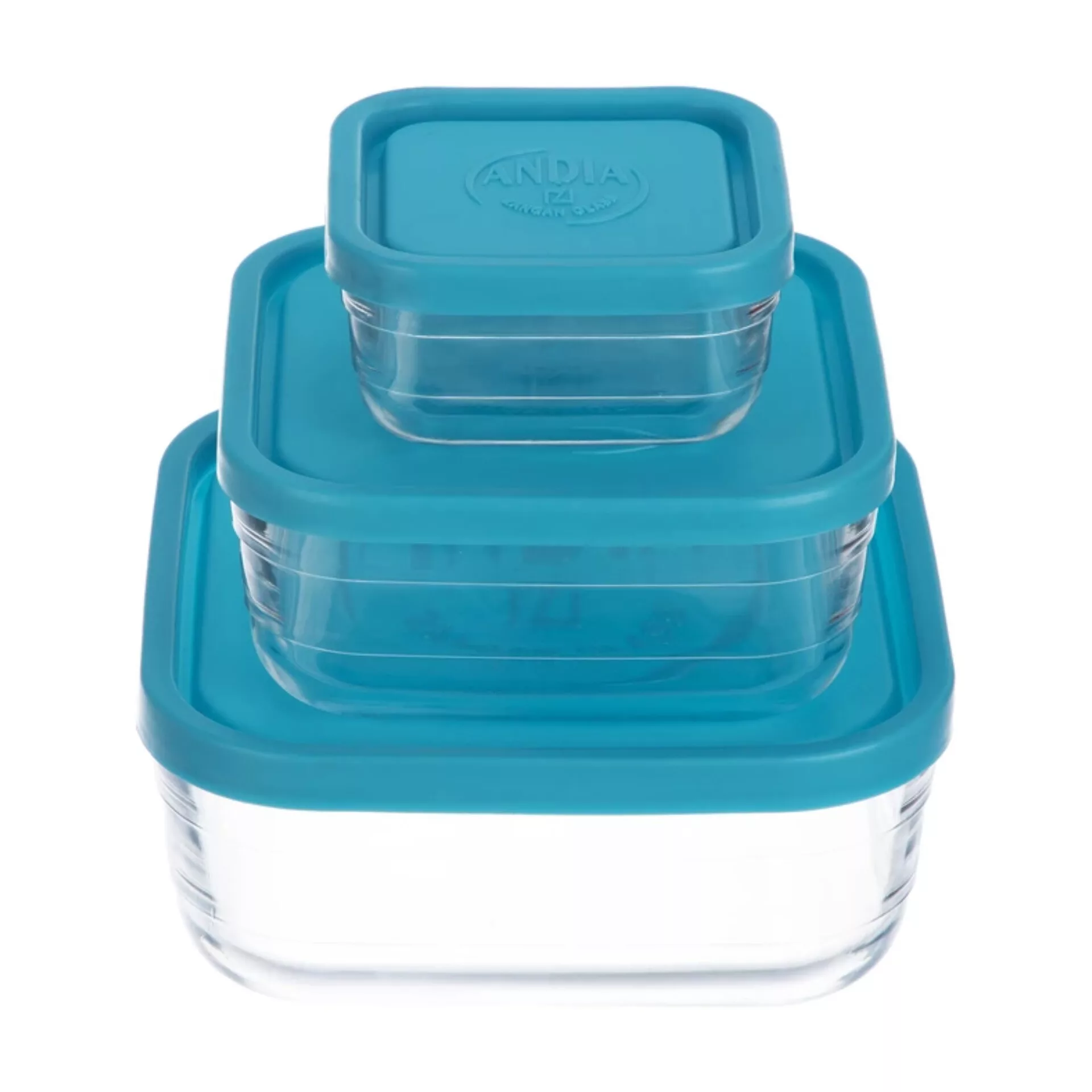 ظرف نگهدارنده مربعی آندیا مجموعه 3 عددی