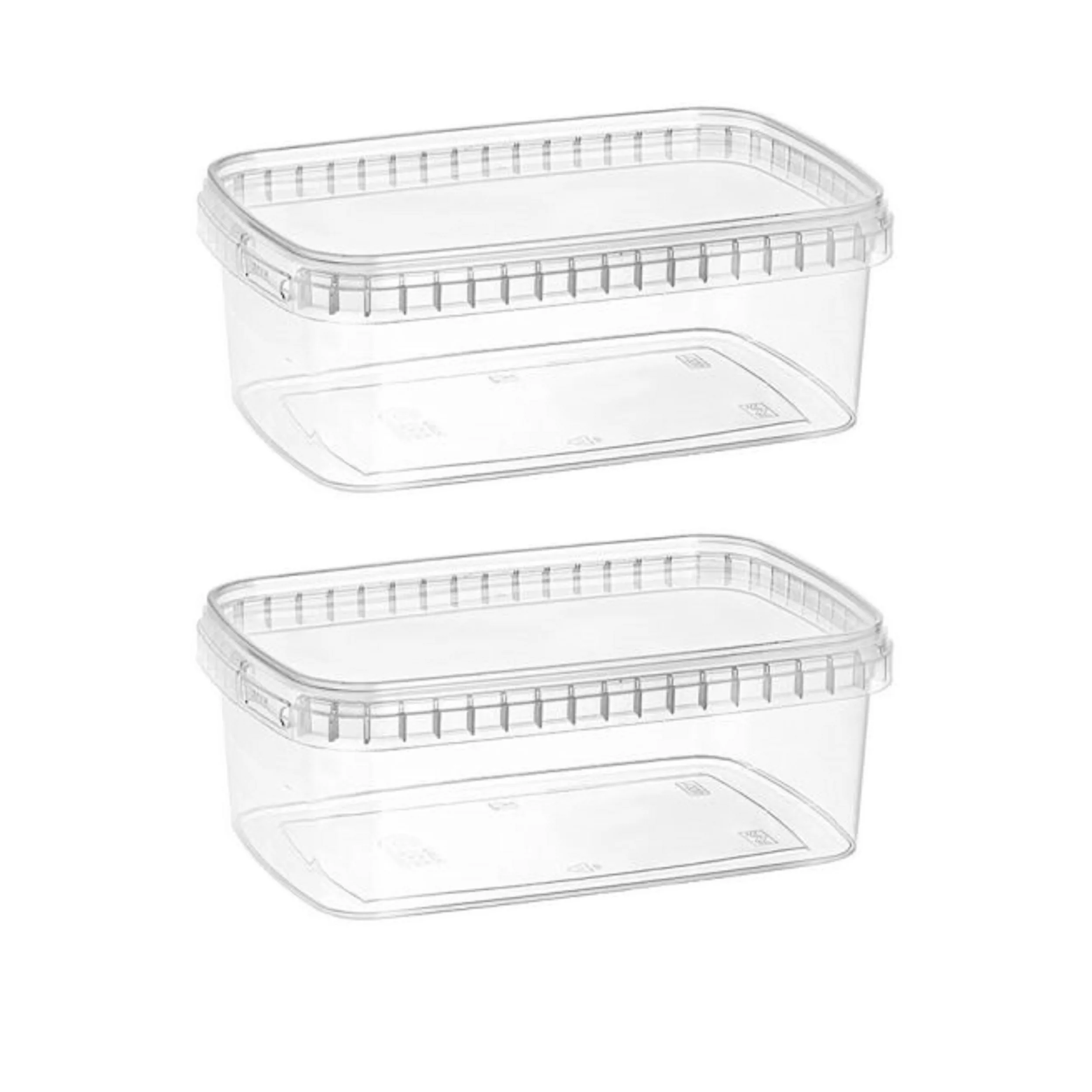 ظرف نگهدارنده طب پلاستیک مدل 1200C بسته 2 عددی