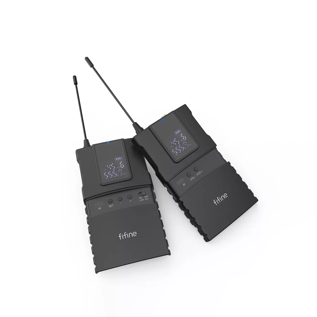 میکروفون دوربین فای فاین مدل C8 با درگاه اتصال جک 3.5 میلی متری