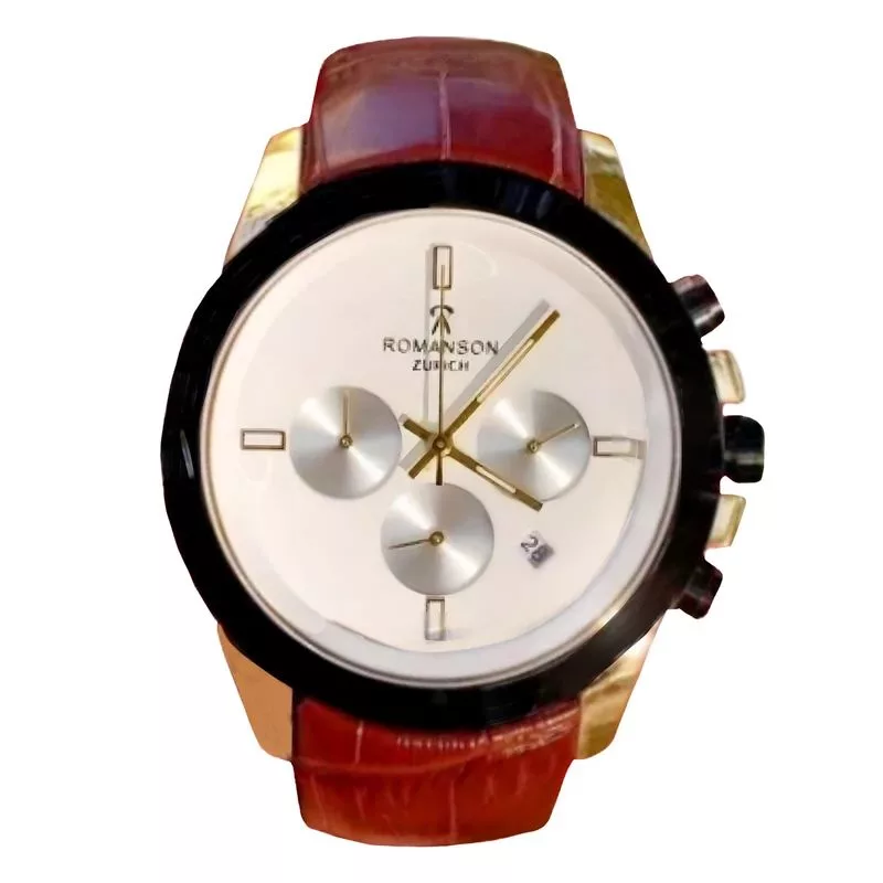 ساعت مچی عقربه‌ای مردانه رومانسون مدل سه موتور فعال کرنوگراف کد 105