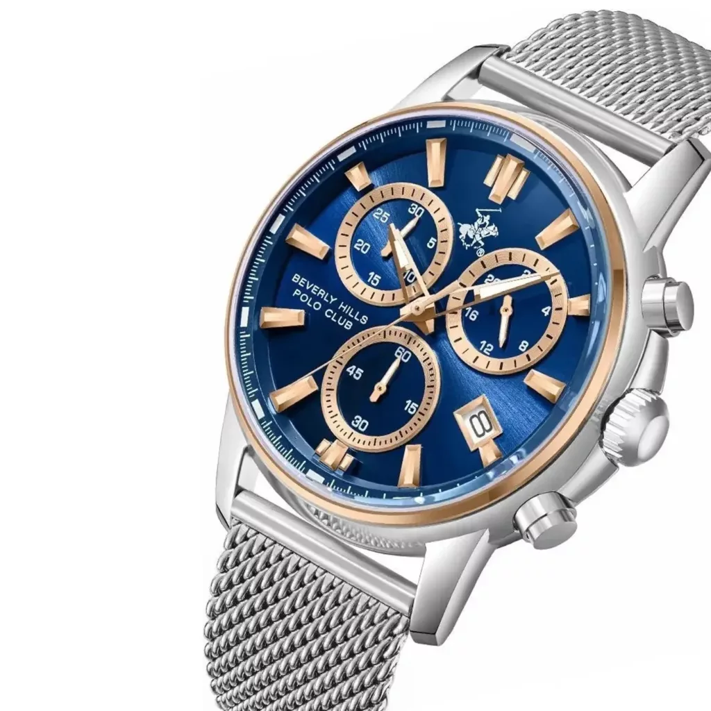ساعت مچی عقربه‌ای کوارتز مردانه بورلی هیلز پولو کلاب مدل bp3647x.390