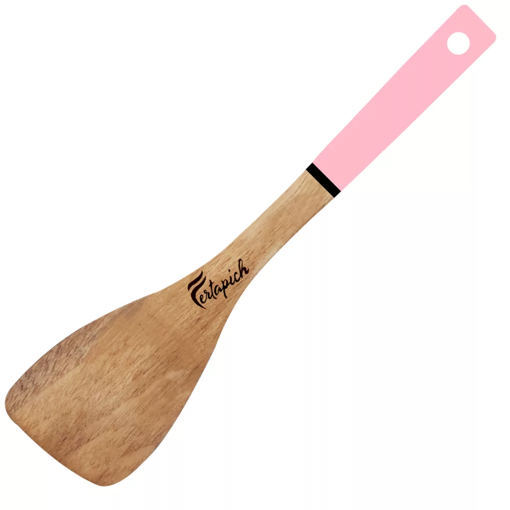 سرویس کفگیر و ملاقه 4 پارچه فرتاپیچ مدل چوبی کد 067