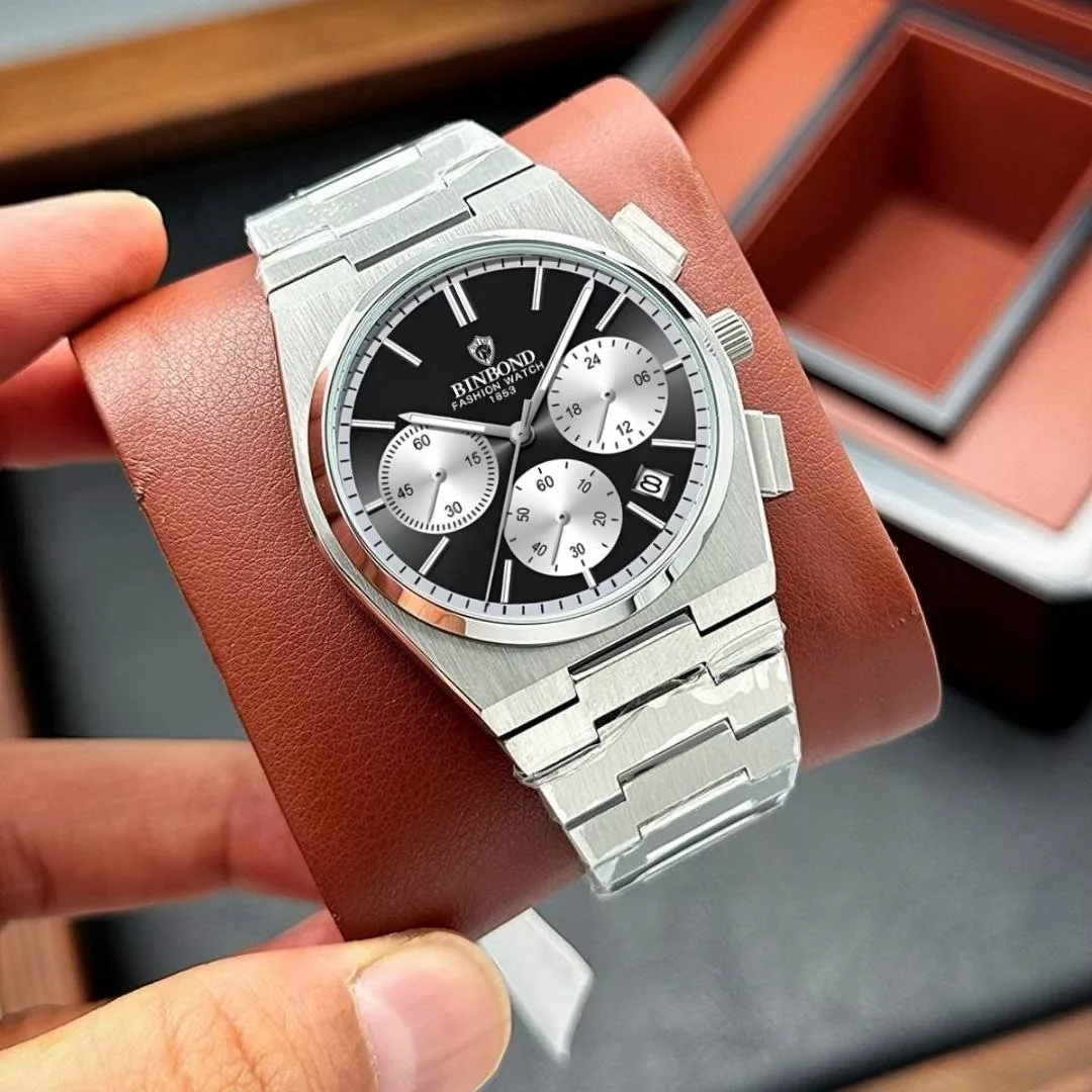 ساعت مچی عقربه‌ای کوارتز مردانه بین باند مدل سه موتور فعال کورنوگراف 1853 کد G_n5