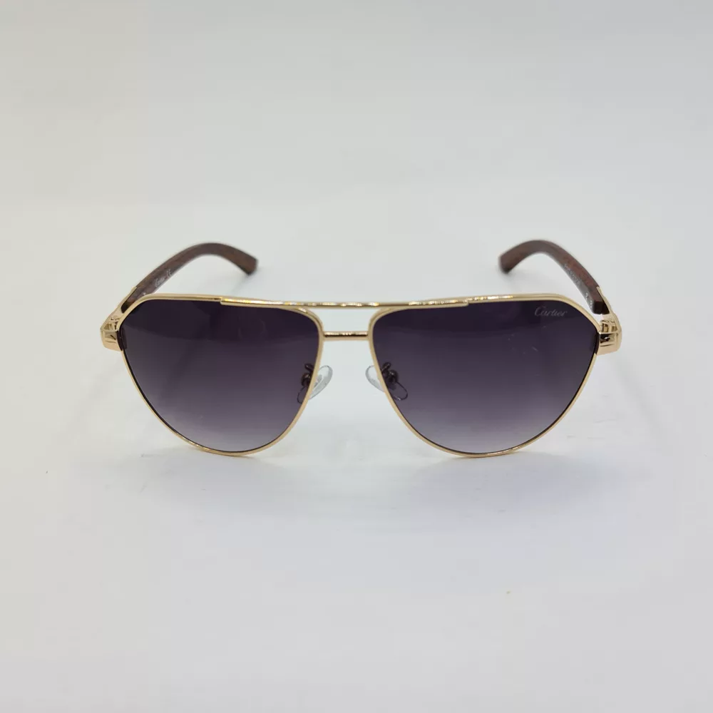 عینک آفتابی  مدل P1002 - DOD دسته چوبی