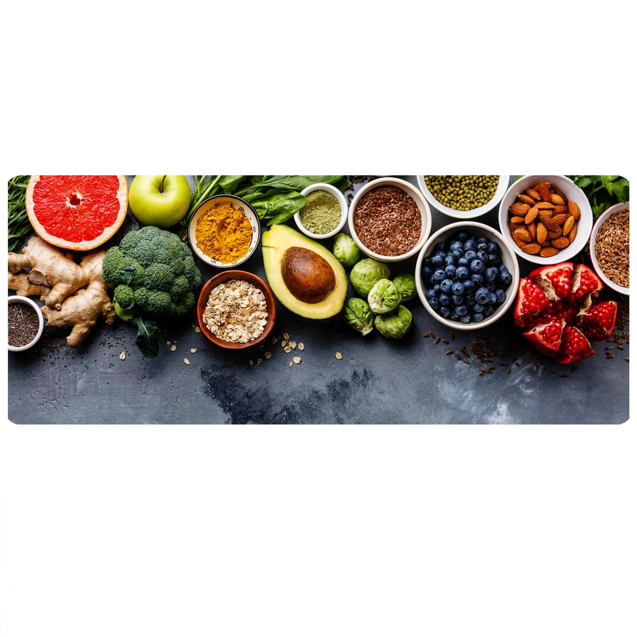 پادری مدل سه لایه رویه مخمل طرح میوه کد L1602 سایز 110x45 سانتی متر