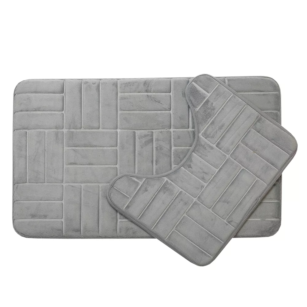 پادری هوم اند لایف مدل بارکو طرح پارکت مجموعه 2 عددی سایز 45×75 سانتی متر