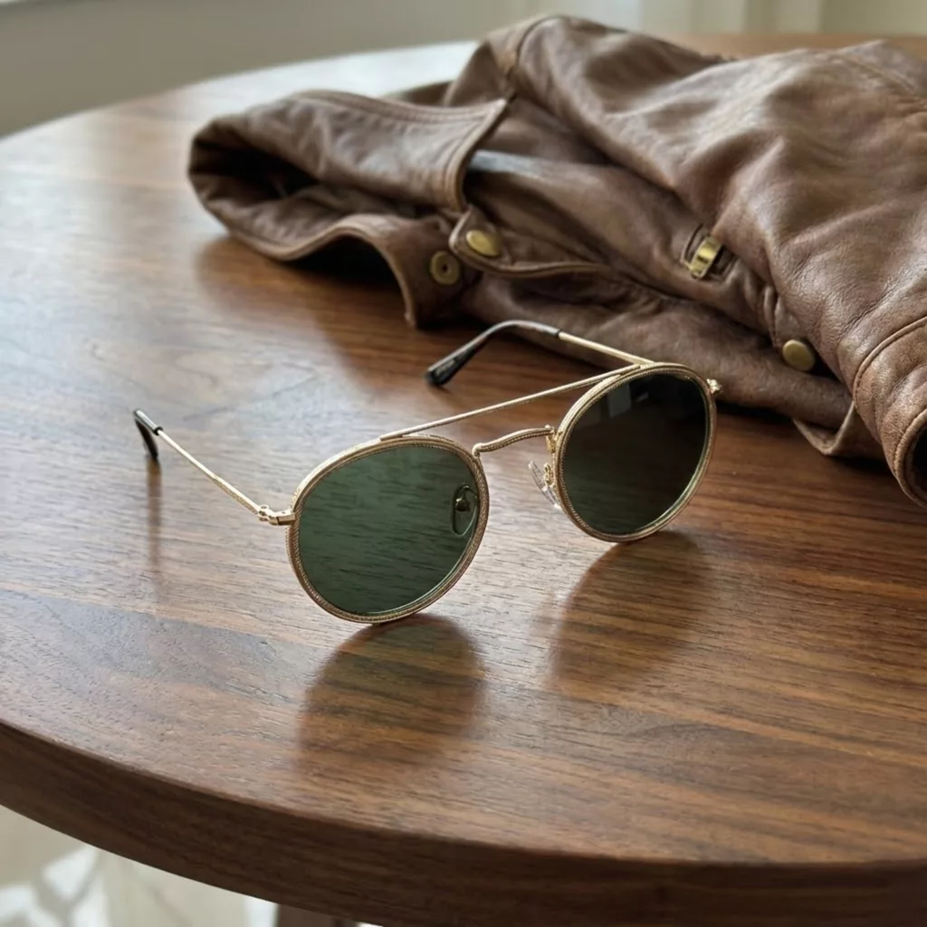 عینک آفتابی گرد مدل P.0915-G15