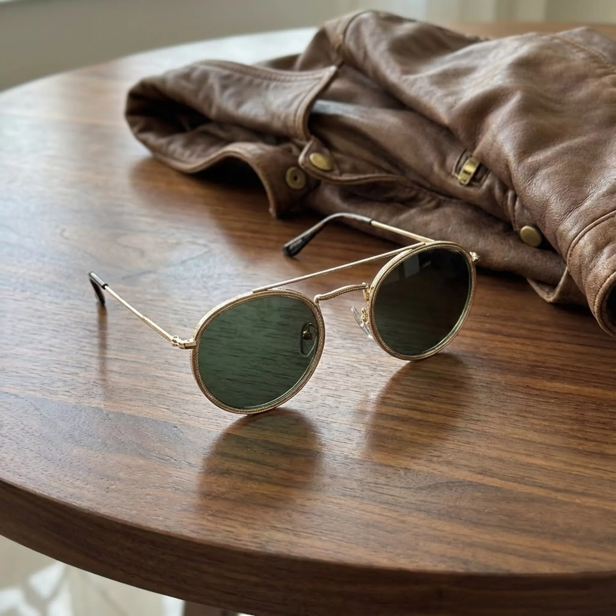 عینک آفتابی گرد مدل P.0915-G15