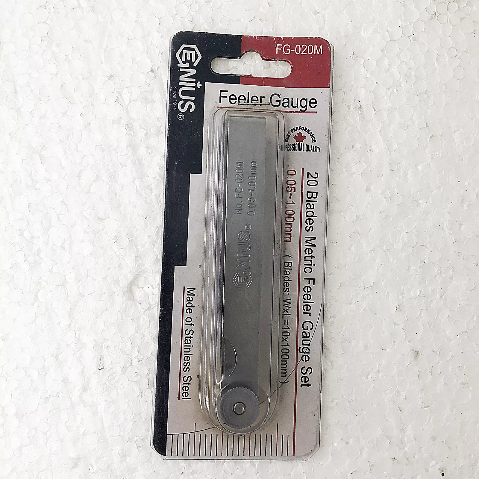 مجموعه 20 عددی آچار فیلر جنیوس تولز کد FG0200M