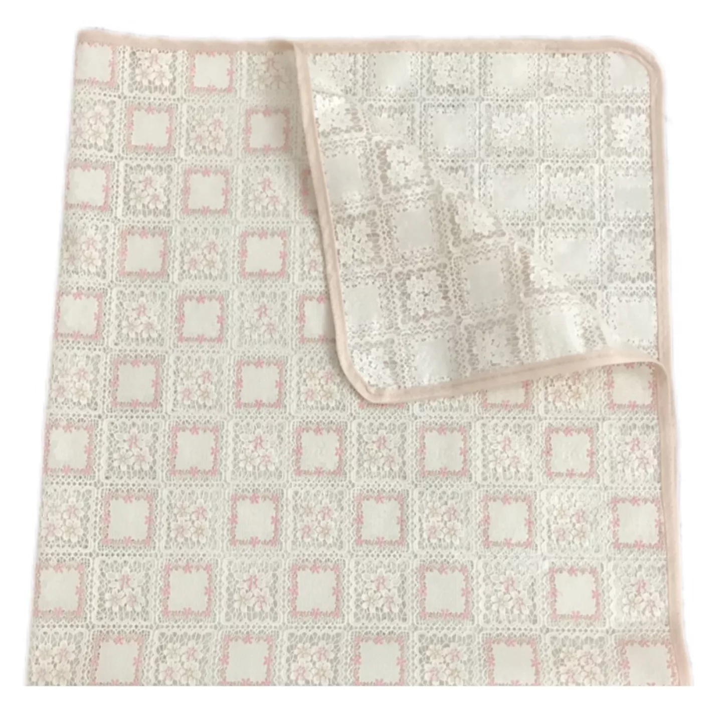 سفره 14 نفره مدل رویال طرح گیپور سایز 350×100 سانتی متر