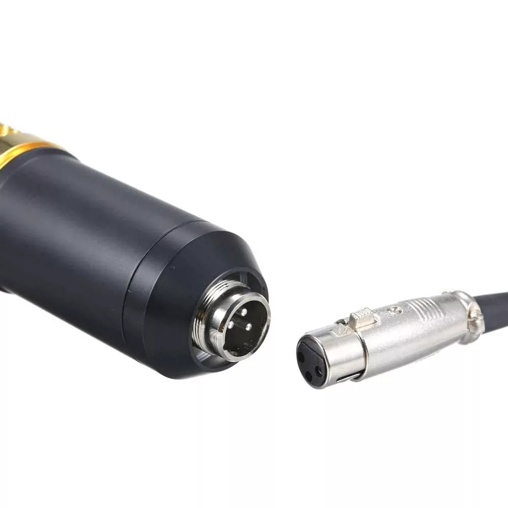 میکروفن کندانسر مدل Live Broadcast Equipment همراه با پایه تلسکوپی