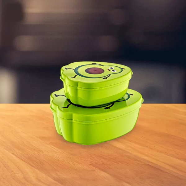 ظرف نگهدارنده هوبی لایف مدل Funny کد 021179 بسته دو عددی