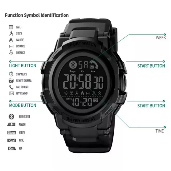 ساعت مچی دیجیتال مردانه اسکمی مدل 1501