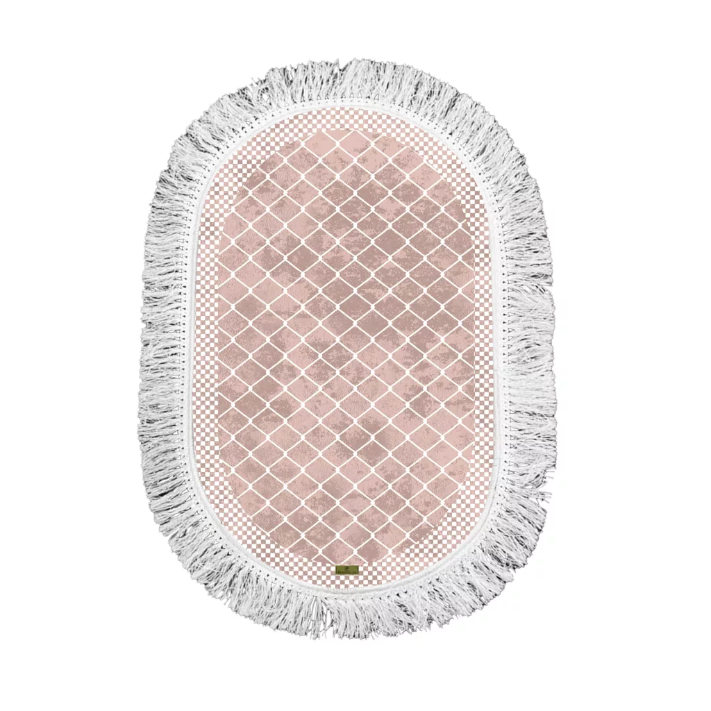 پادری ریحانلوکس مدل بیضی کد PB19 سایز 80*50 سانتی متر